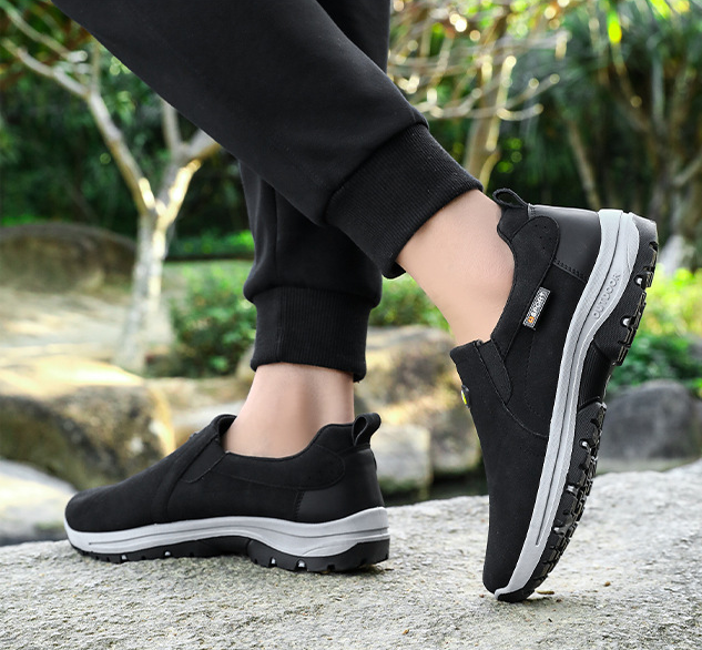 New Solid Color Suede Versatile Soft Sole Slip-on Casual Shoes