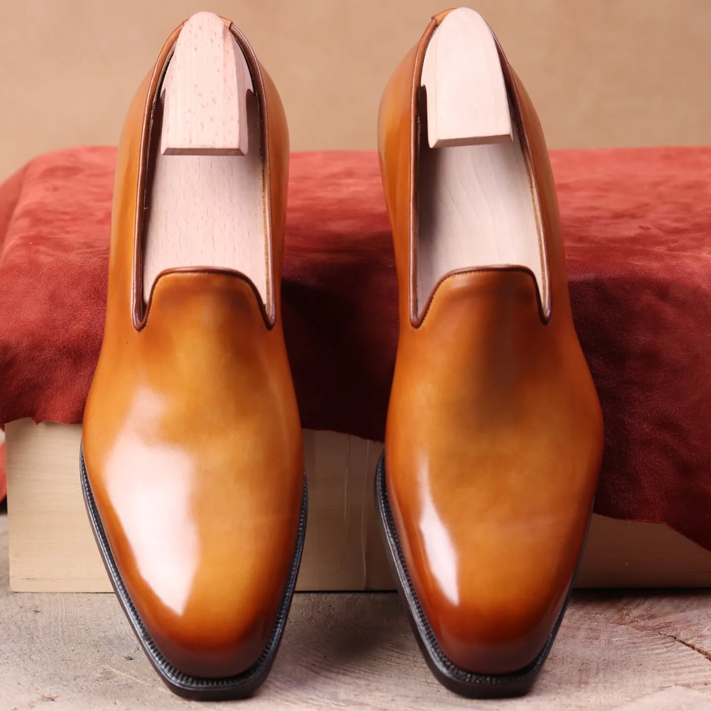 Retro Fully Handmade Cowhide Casual Shoes
