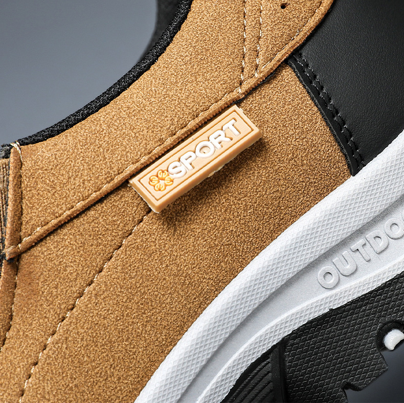 New Solid Color Suede Versatile Soft Sole Slip-on Casual Shoes