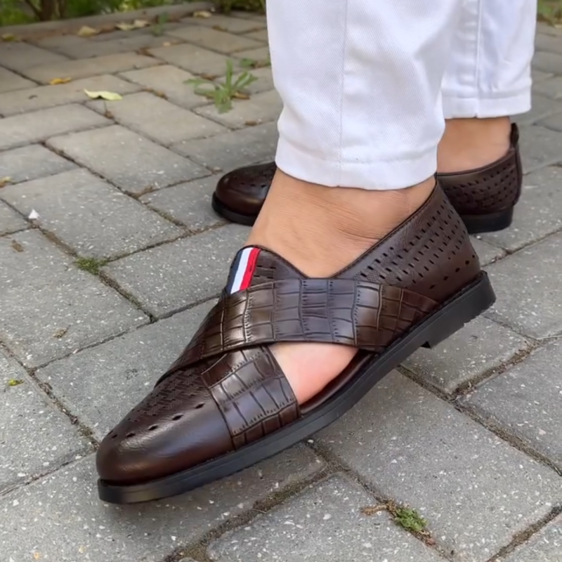 Men's Classic Casual Cowhide Sandals