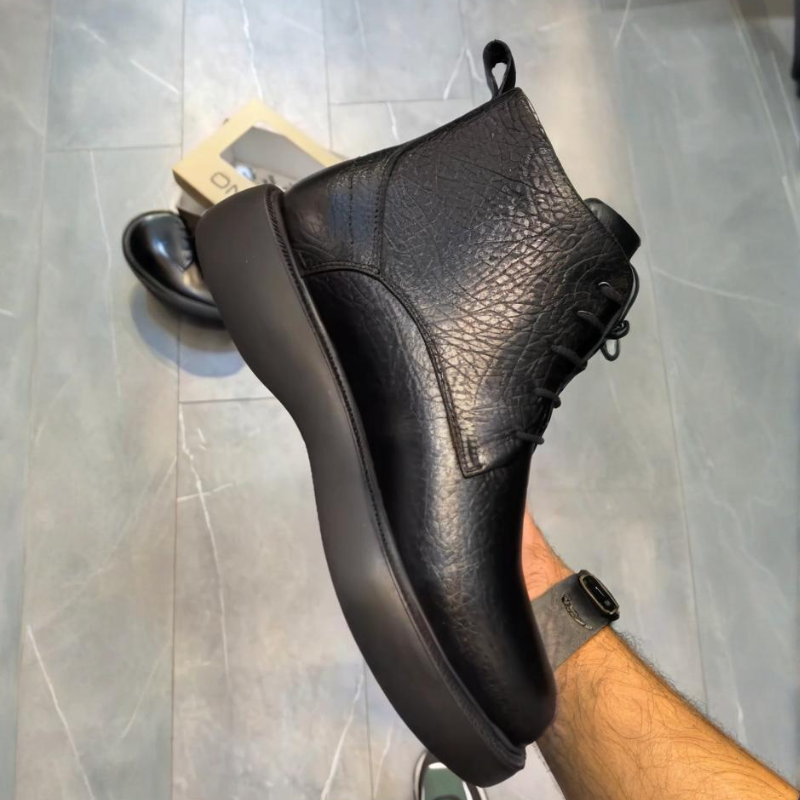 Black Soft-Soled Boots