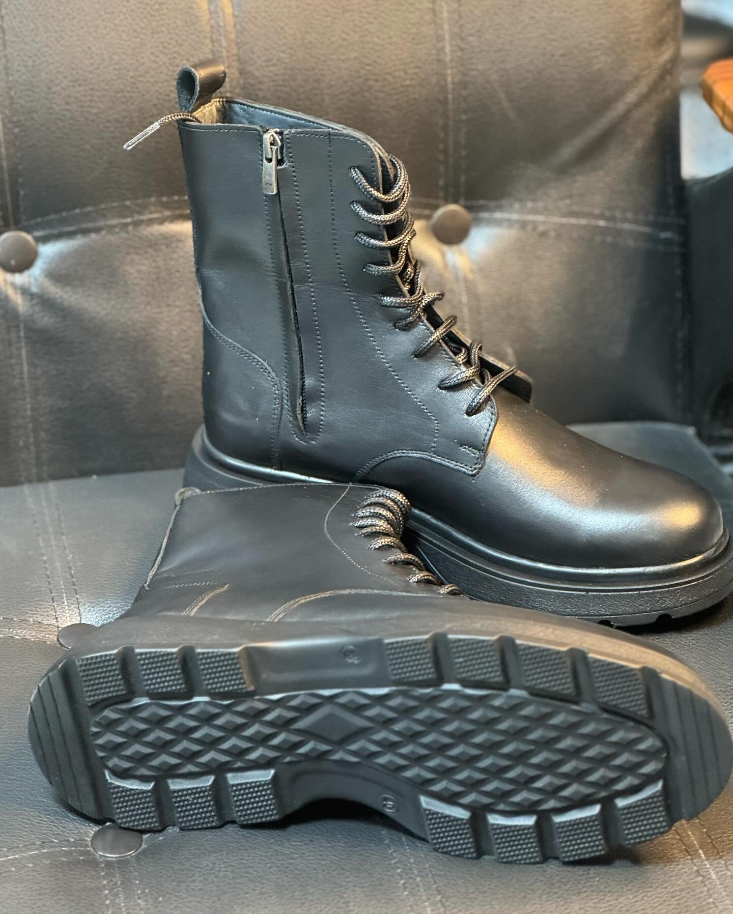 New Handmade Genuine Leather Men's Waterproof Non-slip Casual Boots