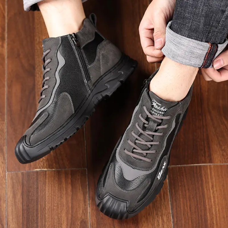 Men's Wool Fleece-Lined Lace-Up Shoes