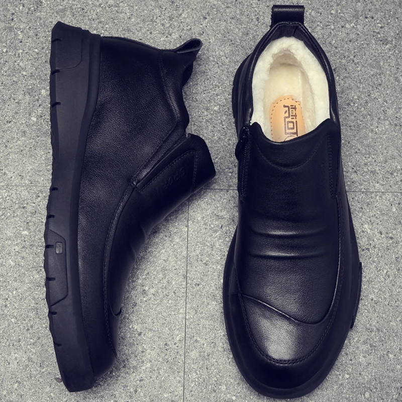 Men's Genuine Leather Lined Boots