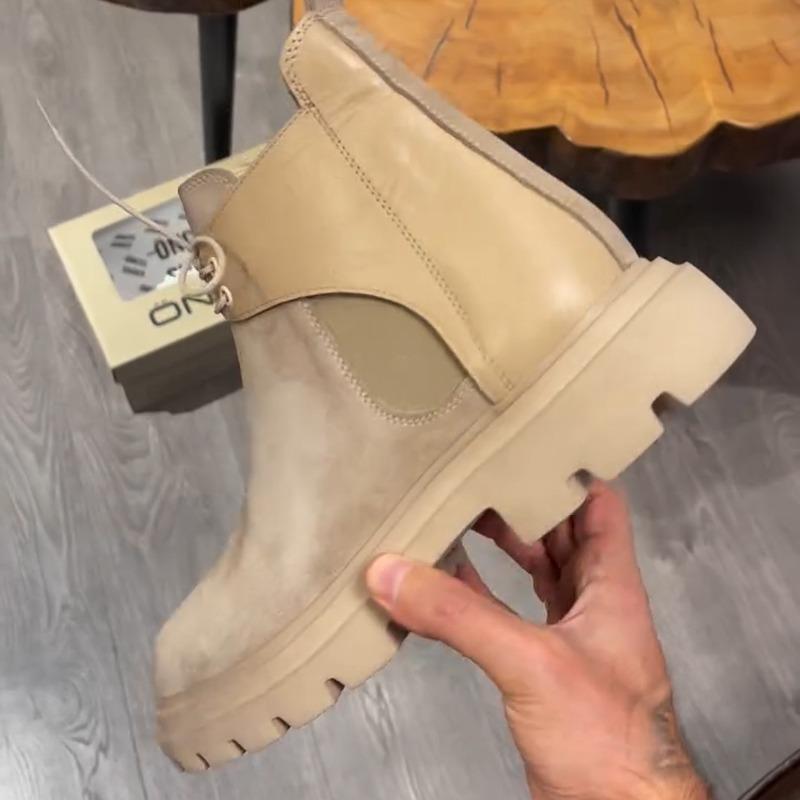 ✅High -quality Dedication✅Men's New British Style Suede & Genuine Leather All-match Casual Boots