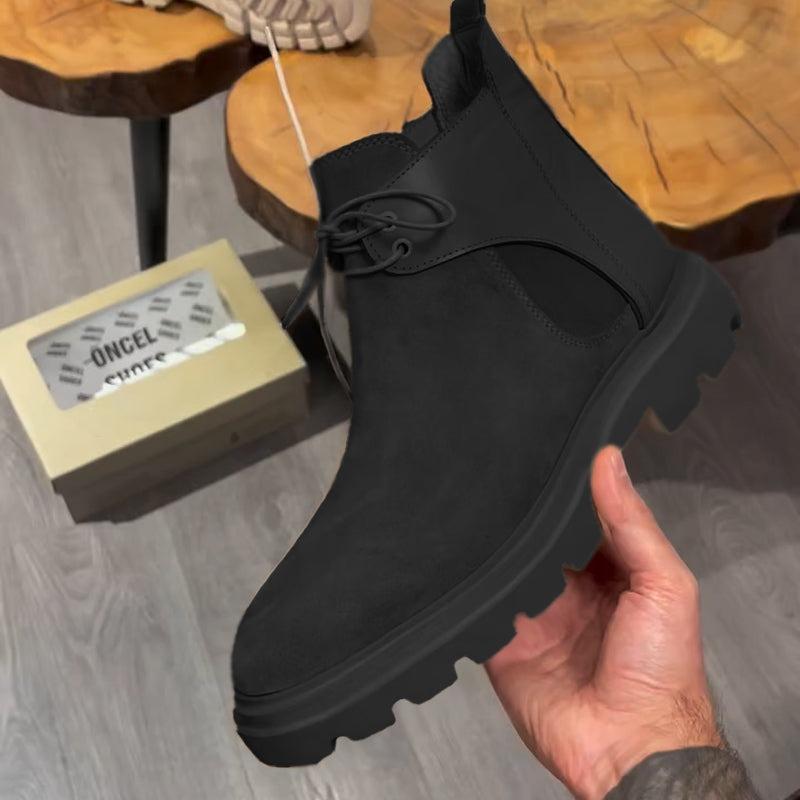 ✅High -quality Dedication✅Men's New British Style Suede & Genuine Leather All-match Casual Boots
