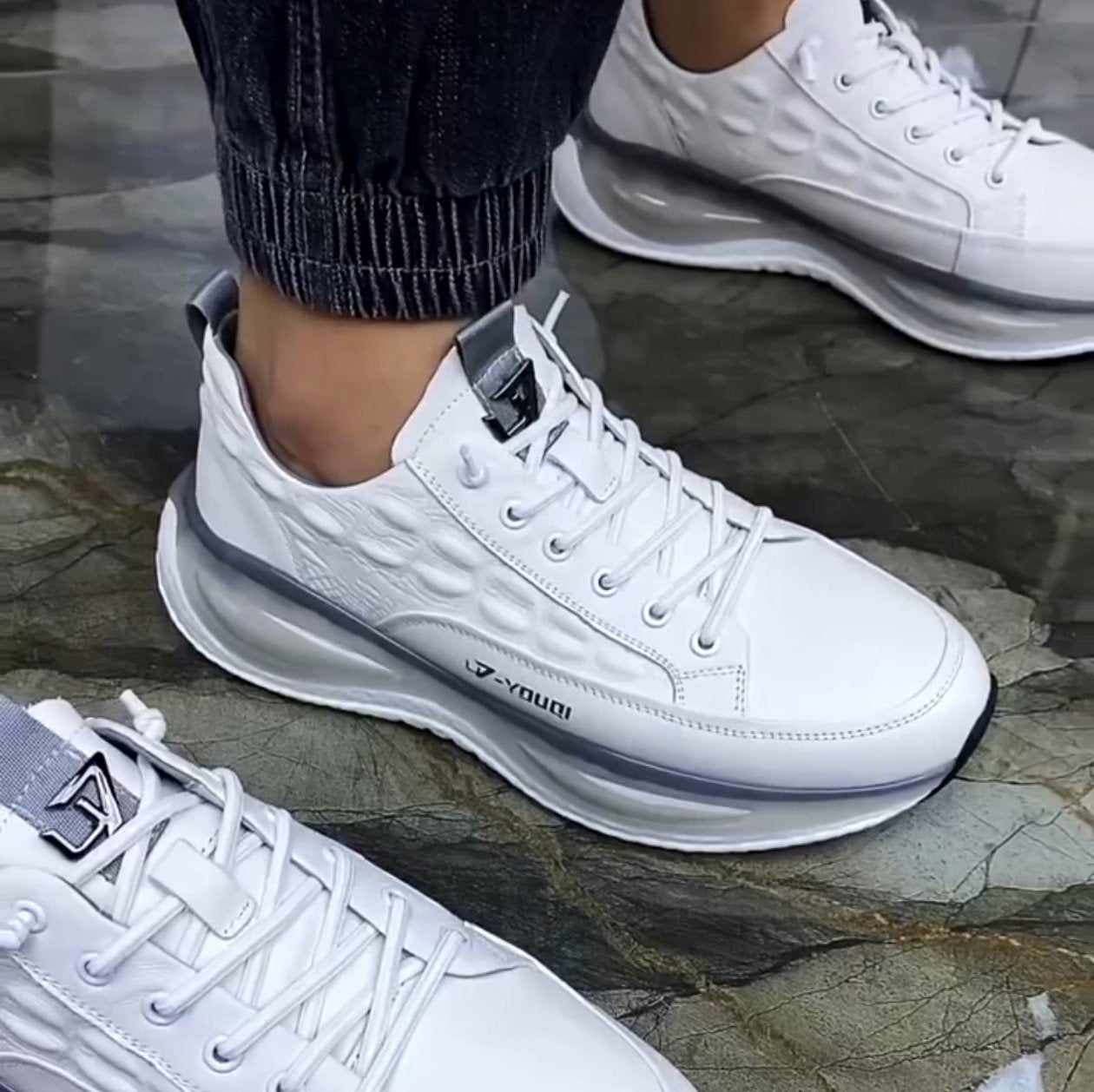 ✅High -quality Dedication✅Men's New Crocodile Genuine Leather Cushioned Casual Shoes
