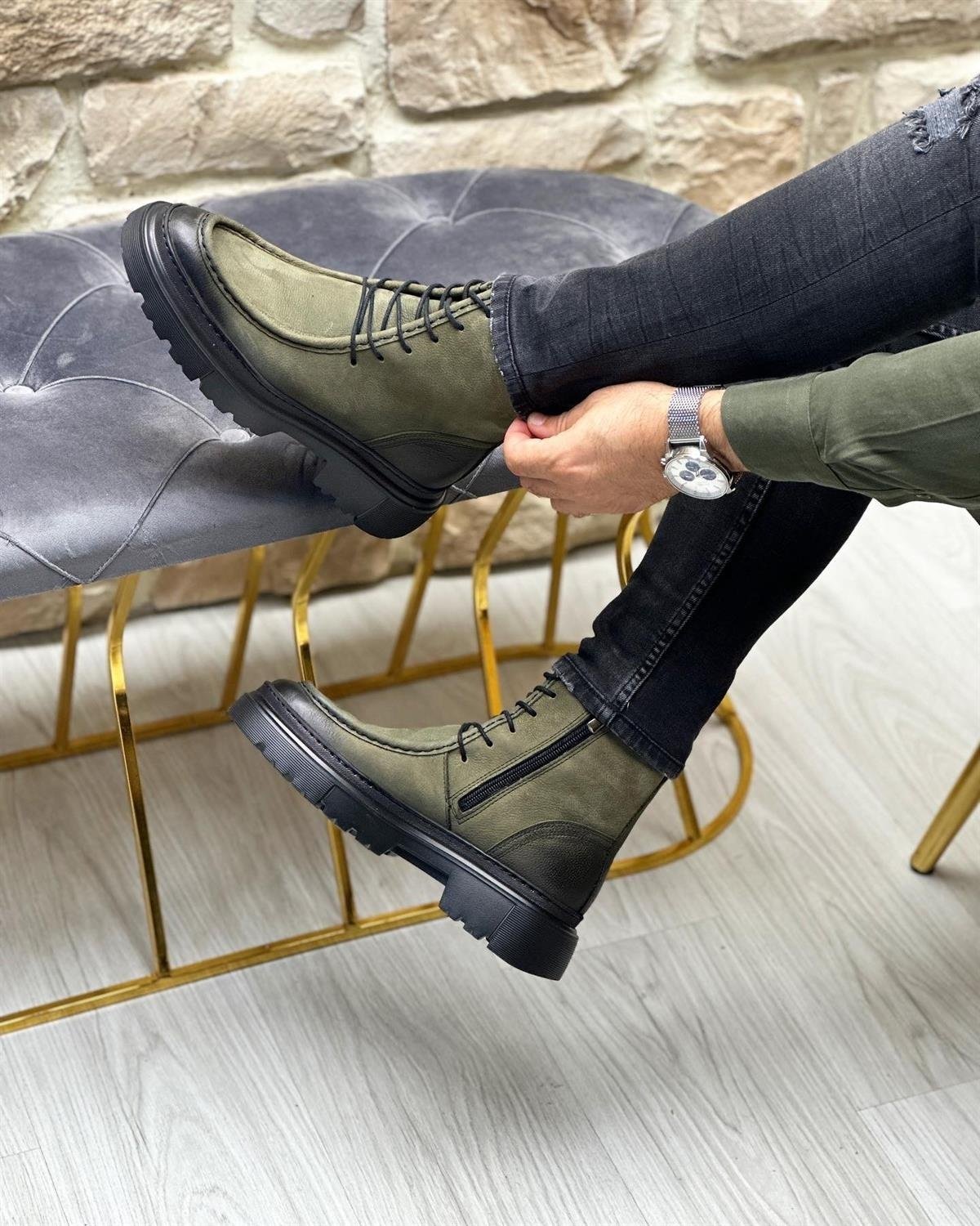 ✅High -quality Dedication✅Men's Vintage Classic Solid Suede Casual Boots