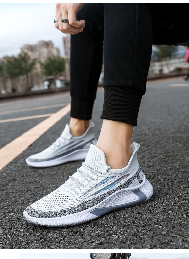 🔥Limited Time Offer 49% OFF🔥New Men's Flyknit Breathable High Elastic Casual Sports Shoes