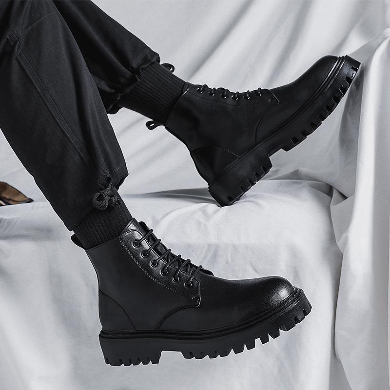 ✅High -quality Dedication✅Men's New High Quality Genuine Leather All-match Martin Boots