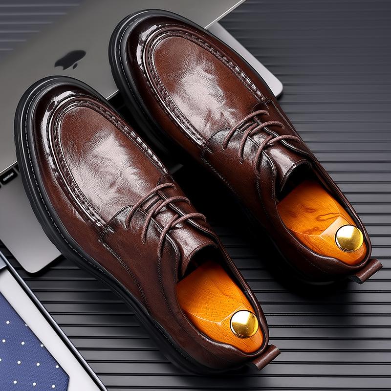 ✅High -quality Dedication✅Men's British Style Genuine Leather All-match Business Casual Shoes