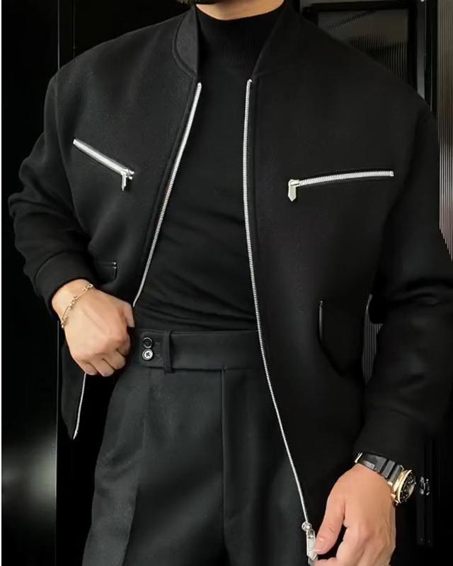 ✅High -quality Dedication✅Men's Premium Zip-Up Jacket