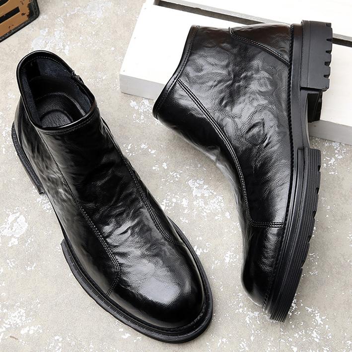 ✅High -quality Dedication✅Men's Retro Genuine Leather Thick Sole Casual Martin Boots