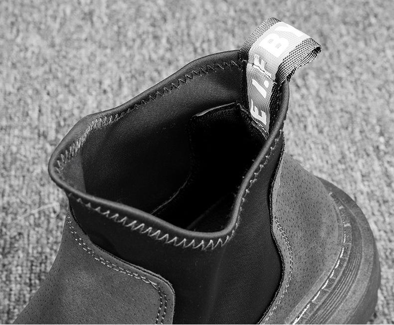 ✅High -quality Dedication✅Men's New Chelsea High-top Slip-on Retro Casual Boots