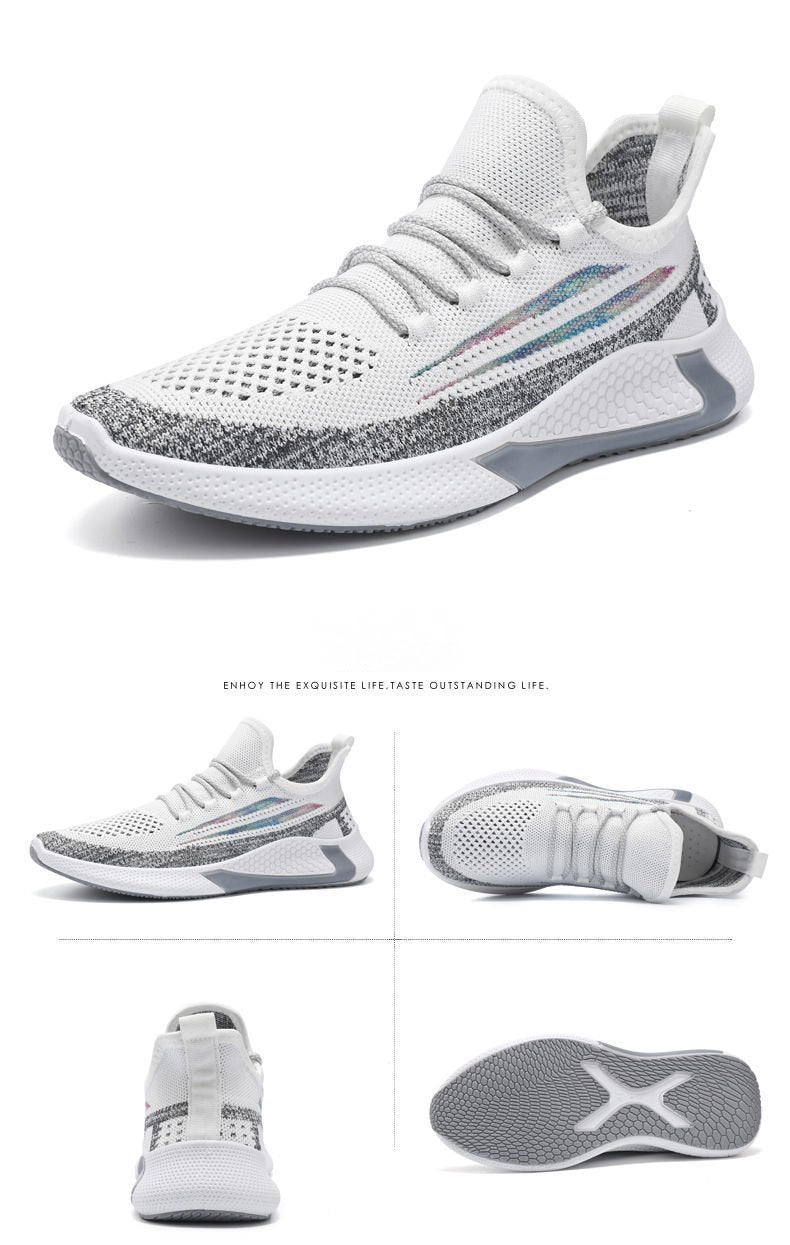 🔥Limited Time Offer 49% OFF🔥New Men's Flyknit Breathable High Elastic Casual Sports Shoes