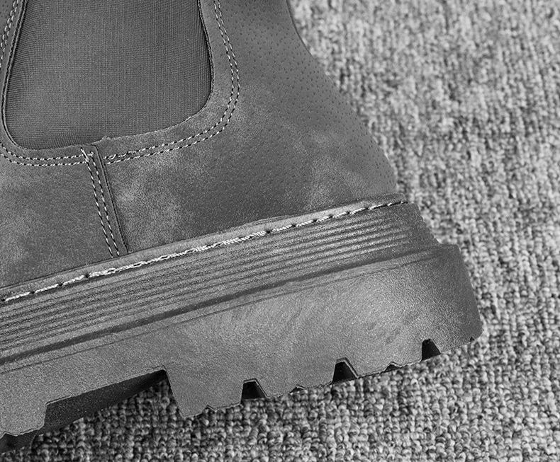 ✅High -quality Dedication✅Men's New Chelsea High-top Slip-on Retro Casual Boots