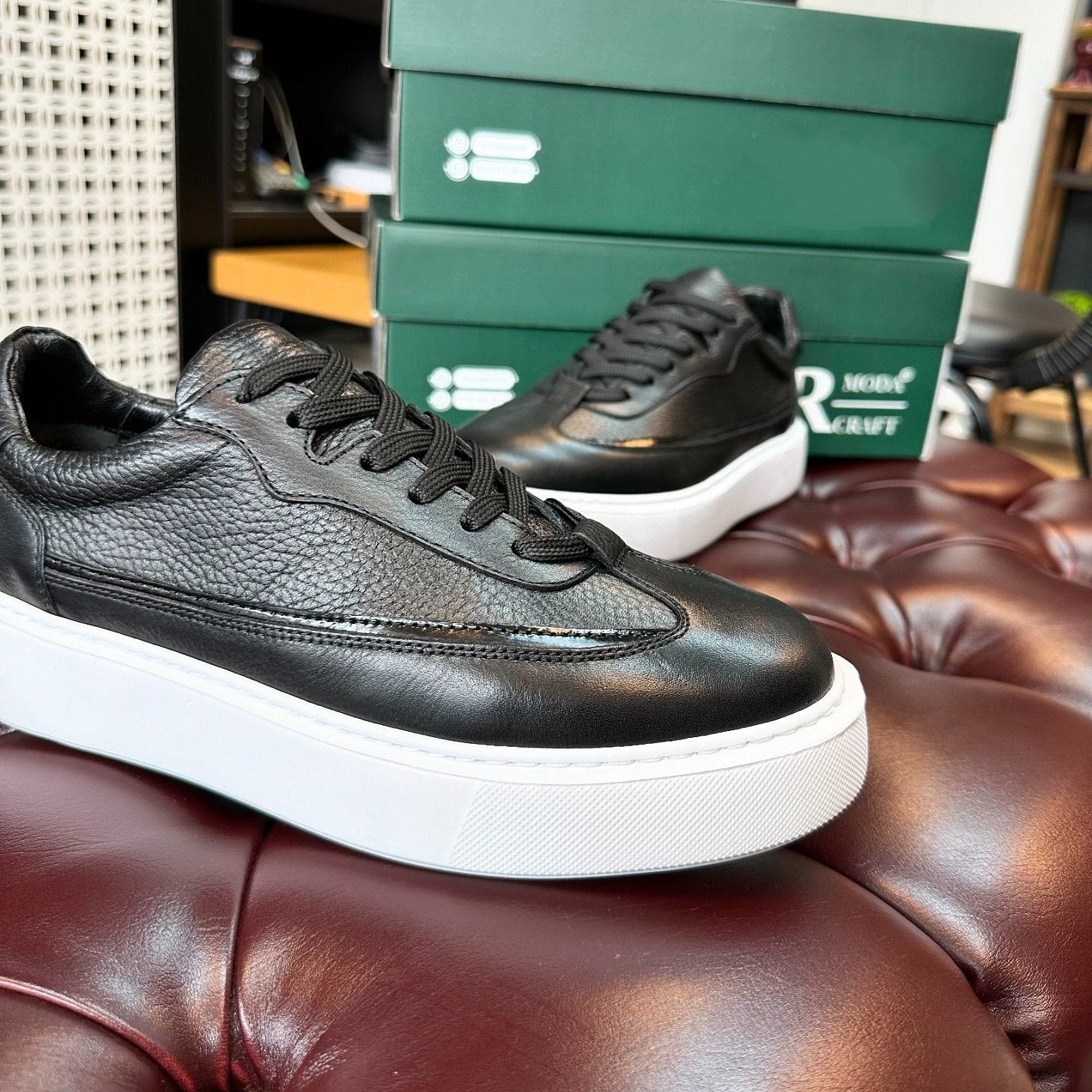 ✅High -quality Dedication✅Men's New Genuine Cowhide All-match Casual Shoes