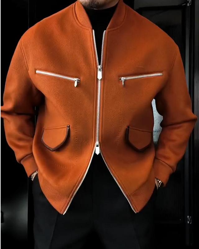 ✅High -quality Dedication✅Men's Premium Zip-Up Jacket