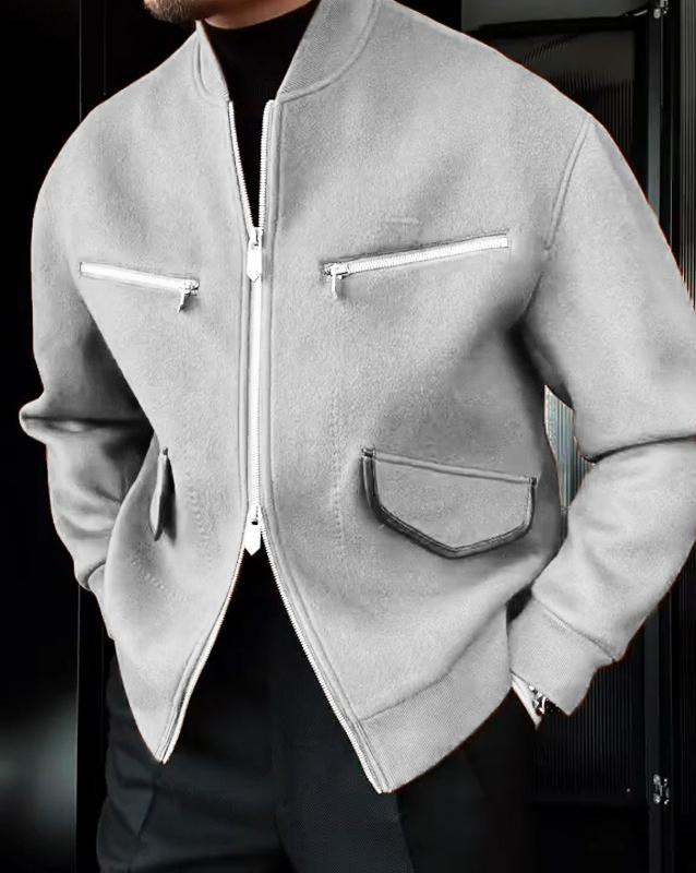 ✅High -quality Dedication✅Men's Premium Zip-Up Jacket