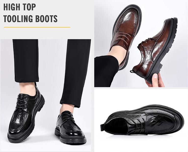 ✅High -quality Dedication✅Men's British Style Genuine Leather All-match Business Casual Shoes