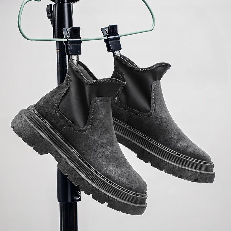 ✅High -quality Dedication✅Men's New Chelsea High-top Slip-on Retro Casual Boots