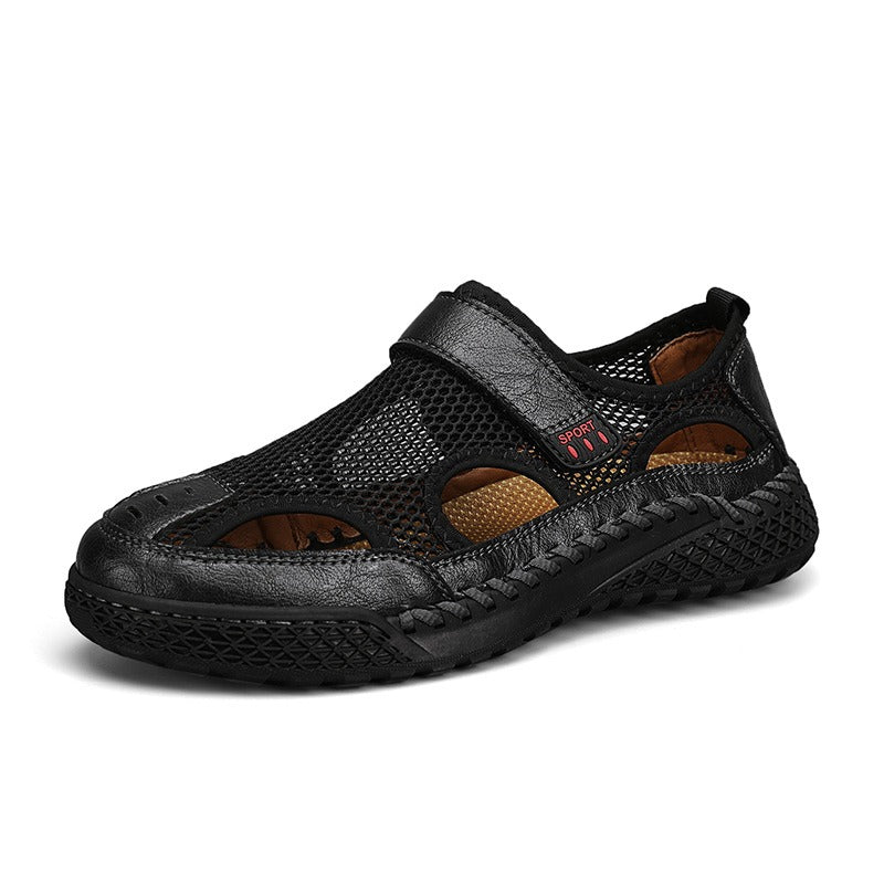 🔥Limited Time Offer 49% OFF🔥Mesh Leather Outdoor Non-slip Sandals