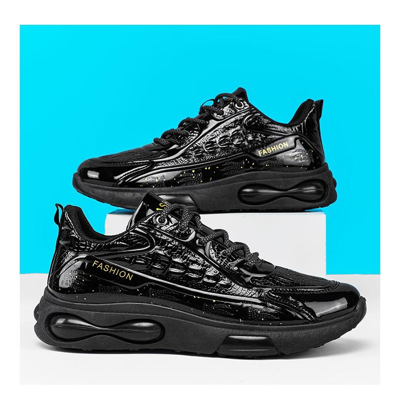 🔥Limited Time Offer 49% OFF🔥Men's Crocodile Print Casual Leather Shoes