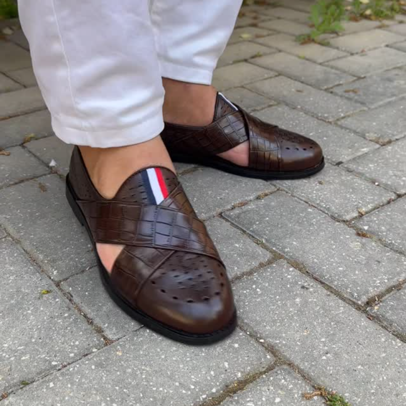 Men's Classic Casual Cowhide Sandals