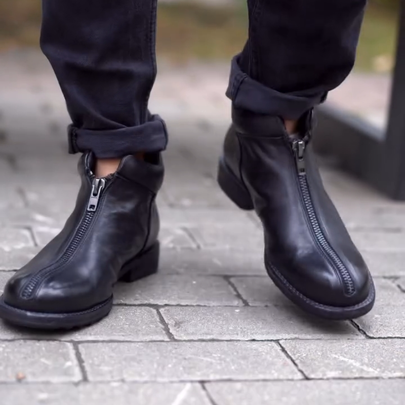 Men's Casual Fashion Zipper Ankle Boots