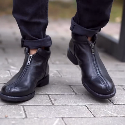 Men's Casual Fashion Zipper Ankle Boots