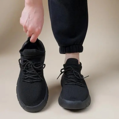 Men's Casual Soft-Soled Lace-Up Mesh Shoes