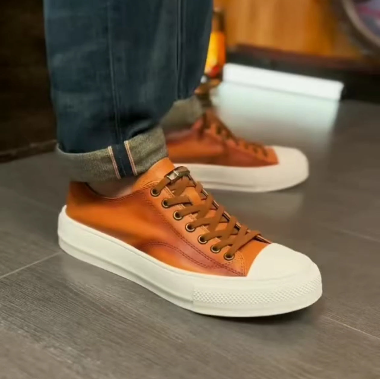 Men's Classic Genuine Cowhide Casual Shoes