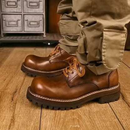 Men's Classic Vintage Genuine Cowhide Casual Shoes