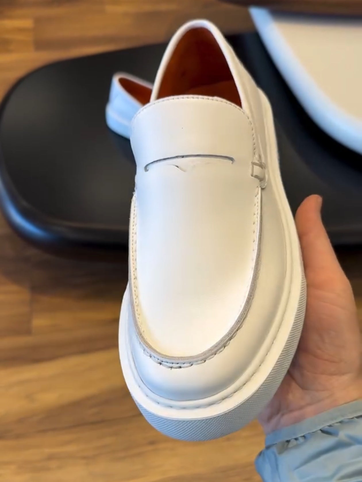 New Handmade Genuine Leather Slip-on Casual Shoes