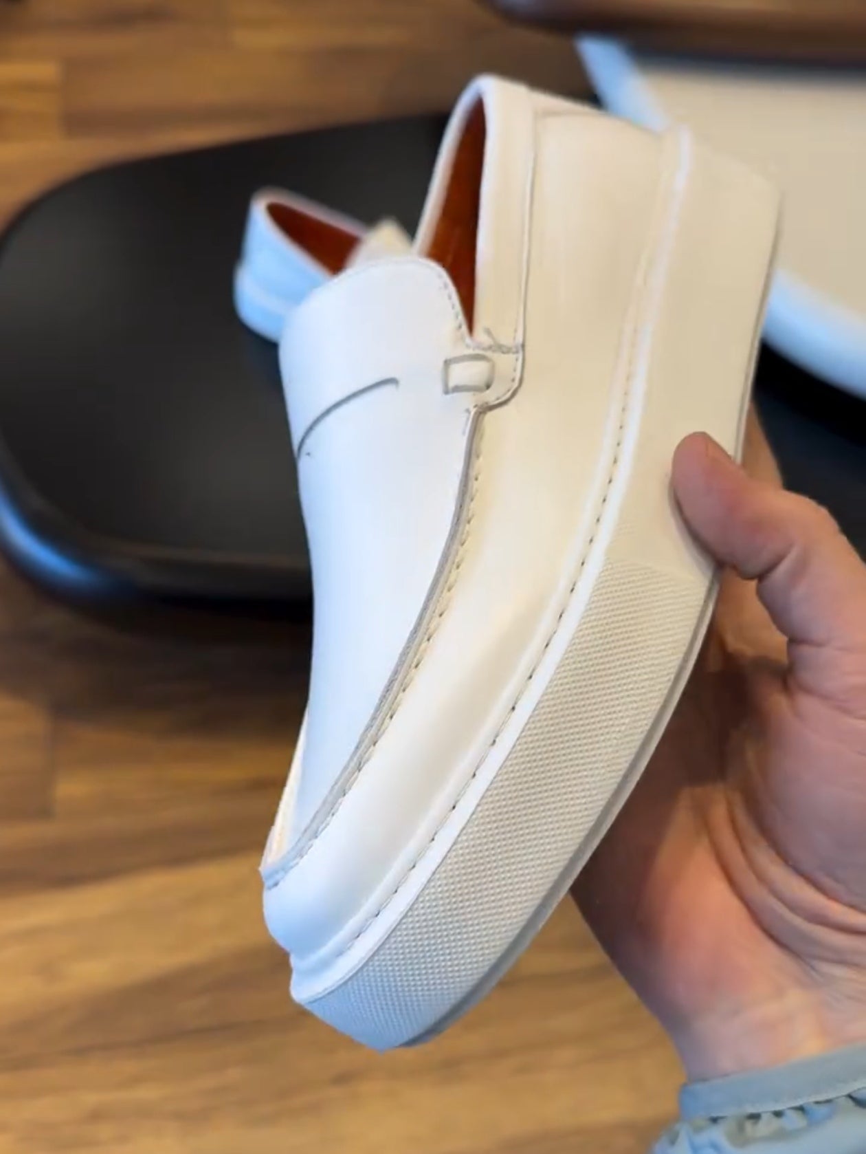 New Handmade Genuine Leather Slip-on Casual Shoes