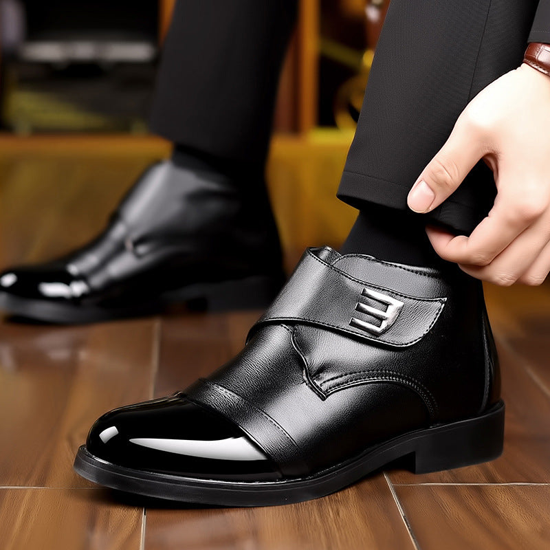 Men's Genuine Leather Non-Slip Lined Boots