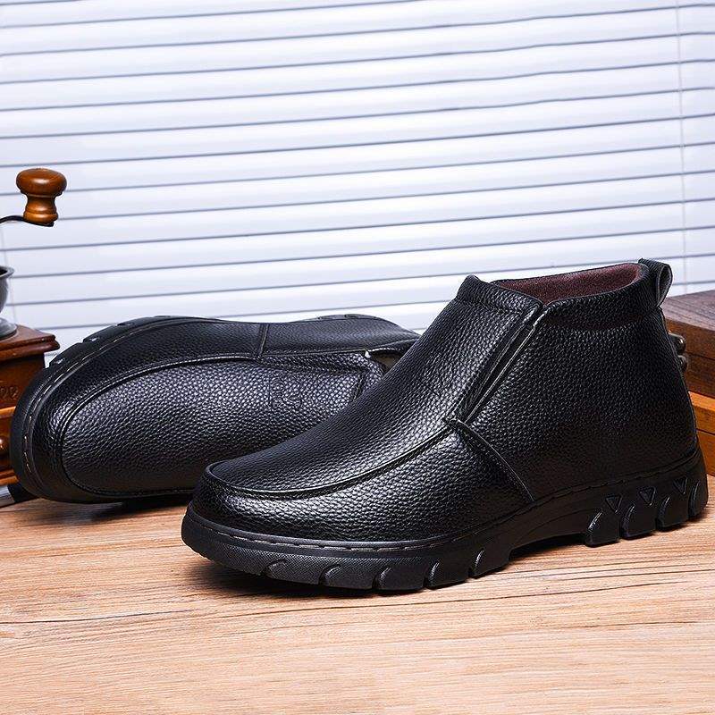 Fleece-Lined Warm High-Top Boots