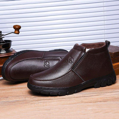 Fleece-Lined Warm High-Top Boots