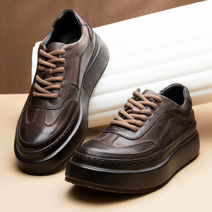 Men's New Retro Handmade Cowhide Business Casual Shoes