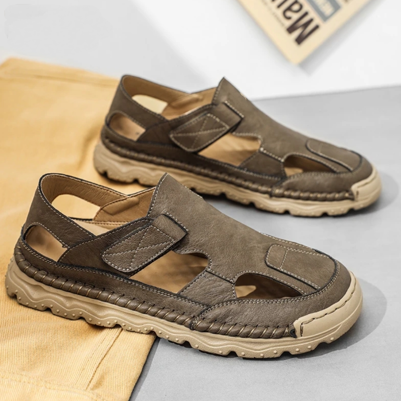 Men's Leather Casual Comfort Sandals