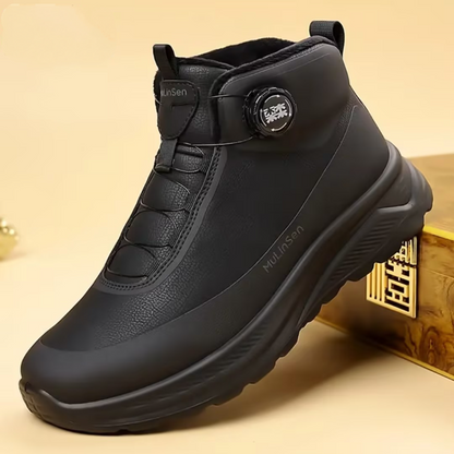 Genuine Leather Warm Ankle Boots