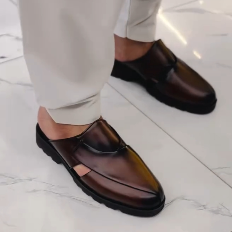 Men's Classic Soft Sole Half Slippers