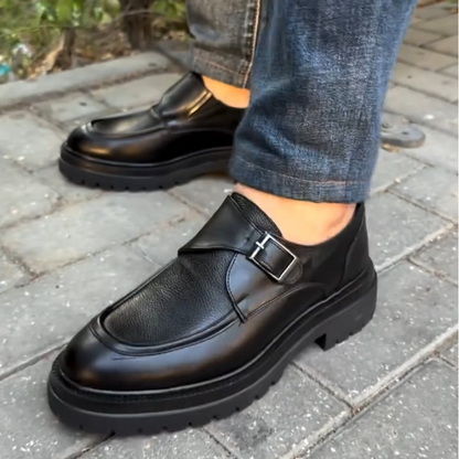 Classic Men's Soft Leather Monk Straps