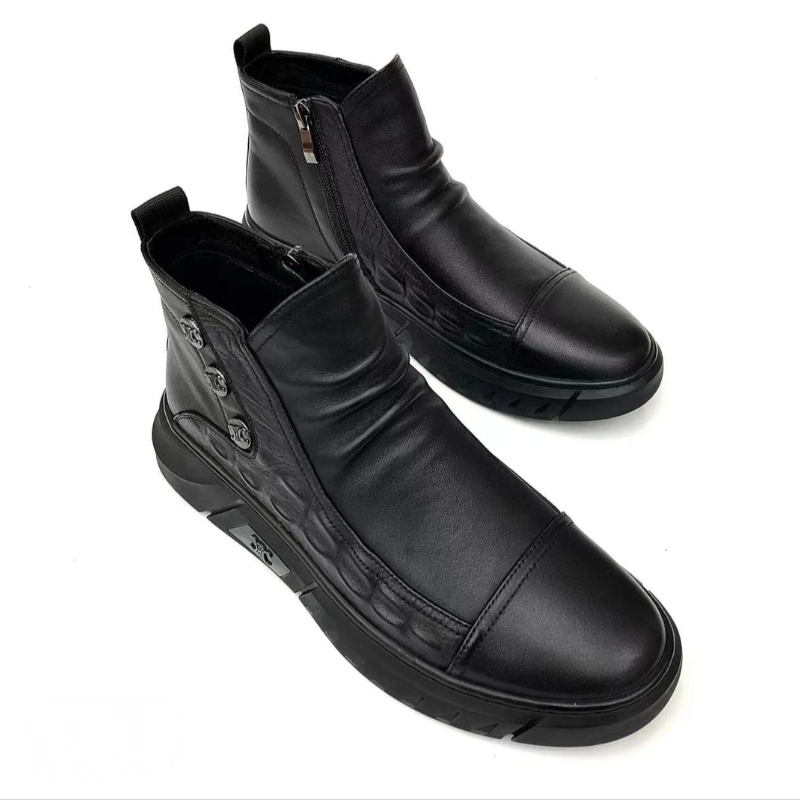 Men's Genuine Leather Ankle Boots