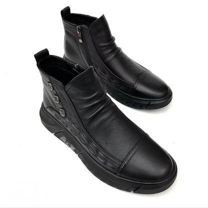 Men's Genuine Leather Ankle Boots