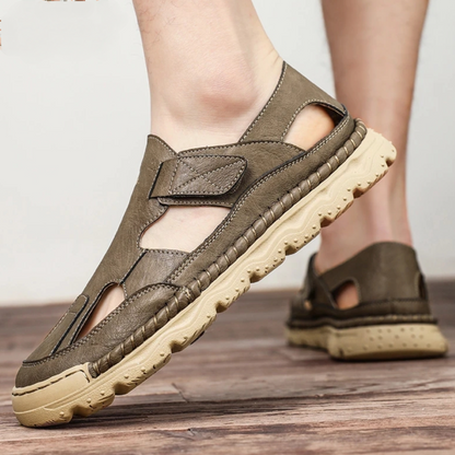 Men's Leather Casual Comfort Sandals