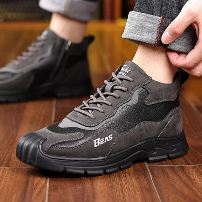 Men's Wool Fleece-Lined Lace-Up Shoes