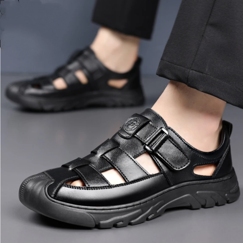 Men's Leather Cool Roman Sandals