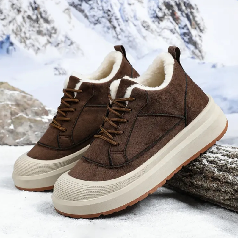Men's Thick-Sole Fleece-Lined Shoes