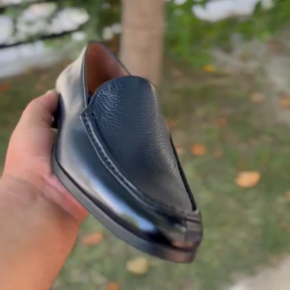 Men's Black Classic Loafers